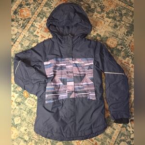 Columbia Omni-Heat Technology Kids Jacket - Blue with Purple Accents